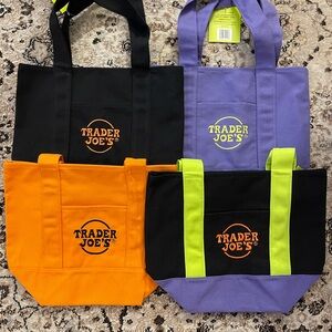 Trader Joe's Vibrant Tote Bag Collection